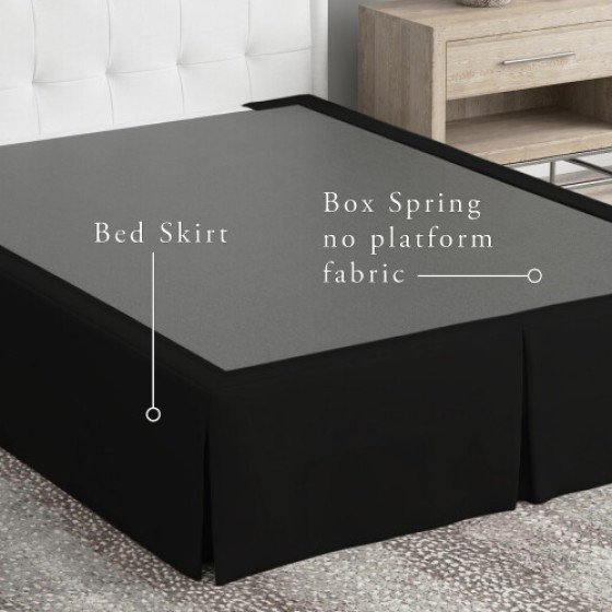 Produsen tempat tidur tidak pernah mengangkat kasur. Rok tempat tidur melingkar. Gaya klasik. Perawatan rendah. Kain anti-kerut. Tradisional.